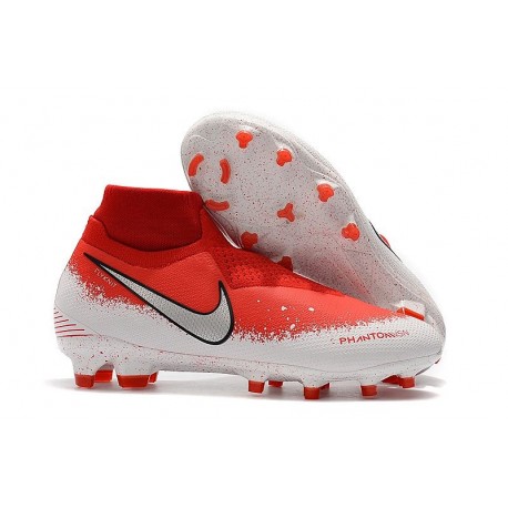 Nike Phantom VSN Elite Dynamic Fit FG - Rosso Bianco Argento