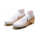 Scarpe Nuovo Nike Mercurial Superfly VI Elite FG - Bianco Oro