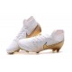 Scarpe Nuovo Nike Mercurial Superfly VI Elite FG - Bianco Oro