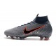 Scarpe Nuovo Nike Mercurial Superfly VI Elite FG - Grigio Nero