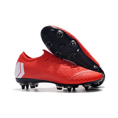 Scarpe Nike Mercurial Vapor 12 SG-Pro AC Rosso Bianco