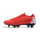 Scarpe Nike Mercurial Vapor 12 SG-Pro AC Rosso Bianco