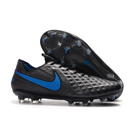 Nike Scarpa Tiempo Legend 8 Elite FG Nero Blu Hero