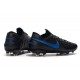 Nike Scarpa Tiempo Legend 8 Elite FG Nero Blu Hero