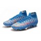 Scarpa Nike Mercurial Superfly VII Elite FG Blu Rosso