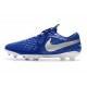 Nike Scarpa Tiempo Legend 8 Elite FG Blu Bianco