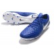 Nike Scarpa Tiempo Legend 8 Elite FG Blu Bianco