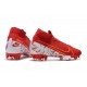Scarpa Nike Mercurial Superfly VII Elite FG Rosso Bianco