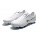 Nike Phantom Venom Elite Nuovo Scarpa Bianco Metallico