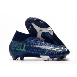 Scarpa Nike Dream Speed Mercurial Superfly VII Elite FG Blu Bianco