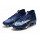 Scarpa Nike Dream Speed Mercurial Superfly VII Elite FG Blu Bianco