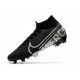 Scarpe Nuovo Nike Mercurial Superfly 7 Elite FG Nero Grigio Cool