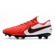 Nike Scarpa Tiempo Legend 8 Elite FG Rosso Bianco