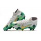 Mbappe Scarpe Nuovo Nike Mercurial Superfly 7 Elite FG Grigio Oro Verde