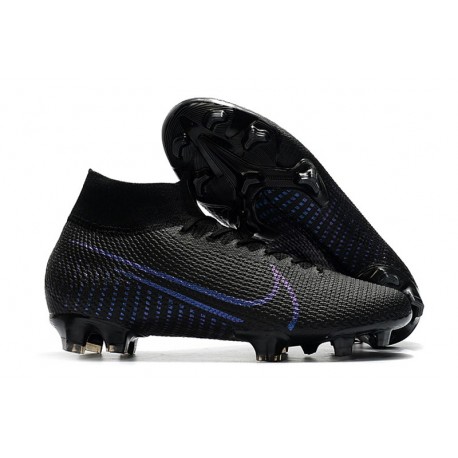 Scarpe Nuovo Nike Mercurial Superfly 7 Elite FG Nero