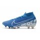 Nike Mercurial Superfly 7 Elite AG-Pro Scarpa Blu Bianco