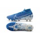 Nike Mercurial Superfly 7 Elite AG-Pro Scarpa Blu Bianco