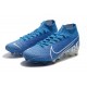 Nike Mercurial Superfly 7 Elite AG-Pro Scarpa Blu Bianco