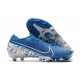 Nike Mercurial Vapor XIII Elite AG-Pro Bleu Bianco