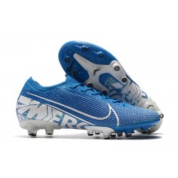 Nike Mercurial Vapor XIII Elite AG-Pro Bleu Bianco