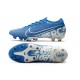 Nike Mercurial Vapor XIII Elite AG-Pro Bleu Bianco