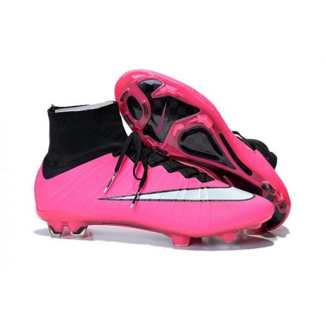 Scarpe da Calcetto Nike Mercurial Superfly FG CR7 Rosa Bianco Nero