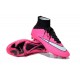 Scarpe da Calcetto Nike Mercurial Superfly FG CR7 Rosa Bianco Nero