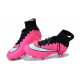 Scarpe da Calcetto Nike Mercurial Superfly FG CR7 Rosa Bianco Nero