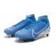 Nike Mercurial Superfly 7 Elite AC SG-Pro Blu Bianco