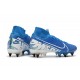 Nike Mercurial Superfly 7 Elite AC SG-Pro Blu Bianco