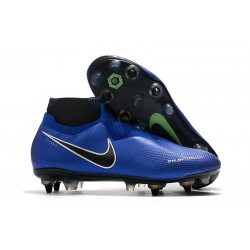 Nike Phantom Vision Elite Dynamic Fit AC SG-Pro Bianco Nero Blu Racer