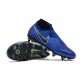 Nike Phantom Vision Elite Dynamic Fit AC SG-Pro Bianco Nero Blu Racer