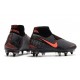 Nike Phantom Vision Elite DF AC SG-Pro Grigio Scuro Mango Acceso Nero