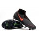 Nike Phantom Vision Elite DF AC SG-Pro Grigio Scuro Mango Acceso Nero