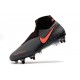 Nike Phantom Vision Elite DF AC SG-Pro Grigio Scuro Mango Acceso Nero