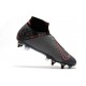 Nike Phantom Vision Elite DF AC SG-Pro Grigio Scuro Mango Acceso Nero