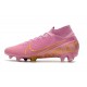 Scarpe Nuovo Nike Mercurial Superfly 7 Elite FG Rosa Oro