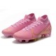 Scarpe Nuovo Nike Mercurial Superfly 7 Elite FG Rosa Oro