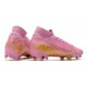 Scarpe Nuovo Nike Mercurial Superfly 7 Elite FG Rosa Oro