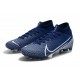 Scarpe Nuovo Nike Mercurial Superfly 7 Elite FG Blu Bianco