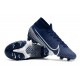 Scarpe Nuovo Nike Mercurial Superfly 7 Elite FG Blu Bianco