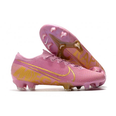 Nike Mercurial Vapor 13 Elite FG ACC Scarpe Rosa Oro