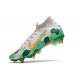 Nike Mercurial Superfly 7 Elite AC SG-Pro Mbappe Gris Dorado Verde