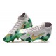 Nike Mercurial Superfly 7 Elite AC SG-Pro Mbappe Gris Dorado Verde