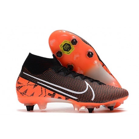 Nike Mercurial Superfly 7 Elite AC SG-Pro Nero Bianco Cremisi Hyper