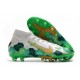 Nike Mercurial Superfly 7 Elite AG-Pro Scarpa Mbappe Grigio Vast Oro Verde