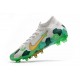 Nike Mercurial Superfly 7 Elite AG-Pro Scarpa Mbappe Grigio Vast Oro Verde