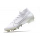 Nike Mercurial Superfly 7 Elite AG-Pro Scarpa Bianco