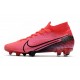 Scarpe Nuovo Nike Mercurial Superfly 7 Elite FG Cremisi Laser Nero