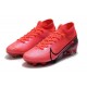 Scarpe Nuovo Nike Mercurial Superfly 7 Elite FG Cremisi Laser Nero